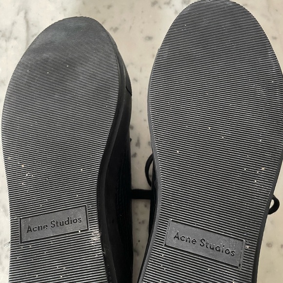 ACNE studios crackled leather platform sneaker in perfect condition. Size 38 - Picture 3 of 5